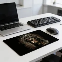 Mouse Pad Gamer Premium Jesus Base Emborrachada