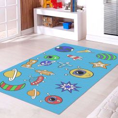 Tapete Infantil Espaço Colorido