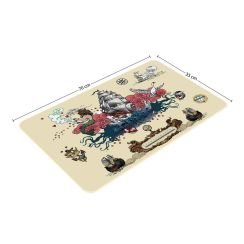 Mouse Pad Gamer Pirate Ship Base Emborrachada 70x35