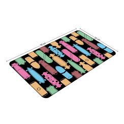Mouse Pad Gamer Skates Base Emborrachada 70x35