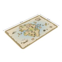 Mouse Pad Gamer Treasure Map Base Emborrachada 70x35
