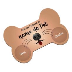 Tapete Capacho Pet Bigode Dog Antiderrapante | 60x40