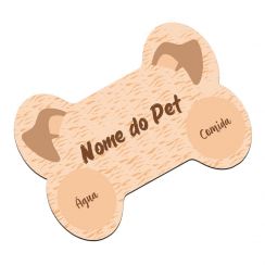 Tapete Capacho Pet Dog Ear Antiderrapante | 60x40 Bege
