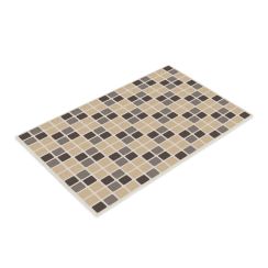 Tapete de Banheiro Veludo Azulejos Antiderrapante | 60x45