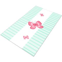 Tapete para quardo de criança borboleta personalizado Tapete para quardo de criança borboleta personalizado