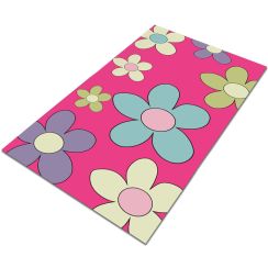 Tapete infantil floral pink Tapete infantil floral pink