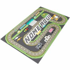 Tapete infantil hot wheels para quarto de criança
