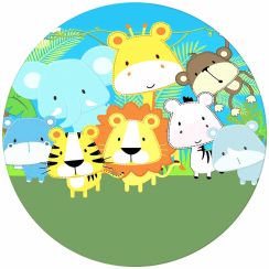 Tapete infantil safari Tapete infantil safari
