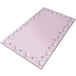 Tapete Infantil Personalizado Unicórnio Antiderrapante Tapete Infantil Personalizado Unicórnio Antiderrapante