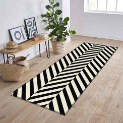 Tapete Passadeira Sala & Quarto Veludo Linet Antiderrapante