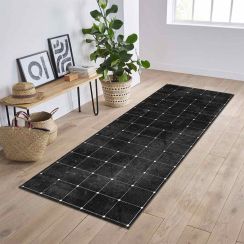 Tapete Passadeira Sala & Quarto Veludo Zule Antiderrapante