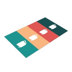 Capacho De Cozinha Cups